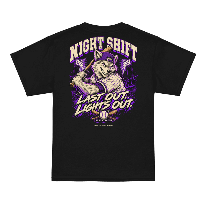 Night Shift, back design mockup