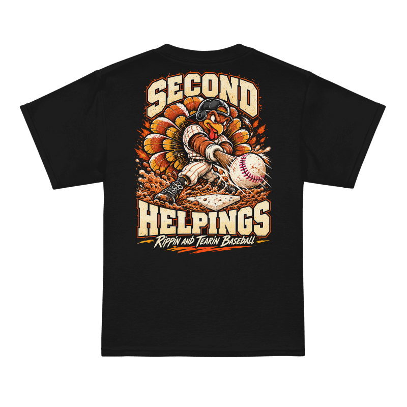 Second Helpings, back design mockup
